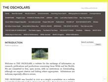 Tablet Screenshot of oscholars-oscholars.com